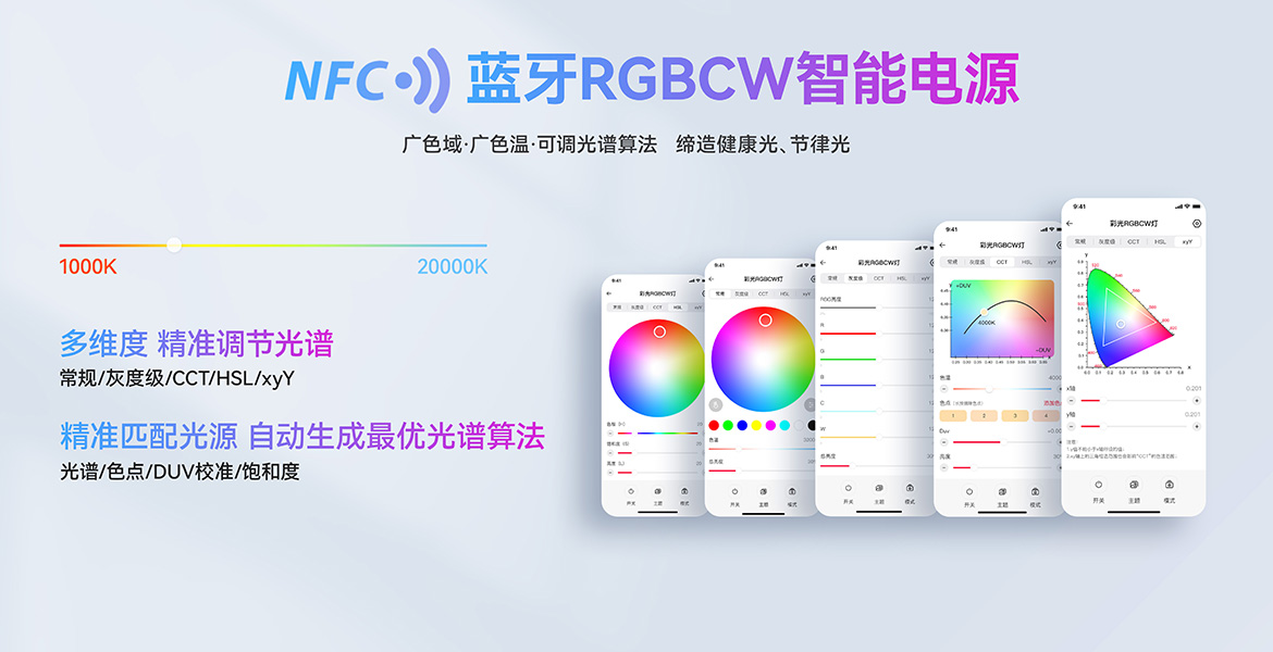 RGBCW蓝牙智能电源